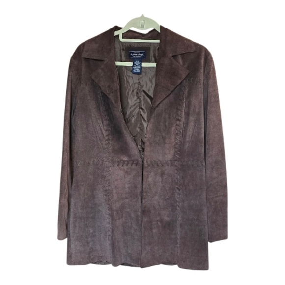 Sonoma Jackets & Blazers - Sonoma Chocolate Suede Jacket